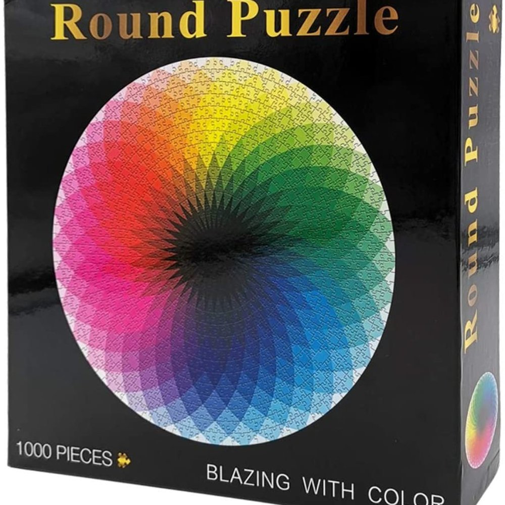 Colorful Round Puzzle - 1000 Pieces